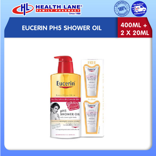 EUCERIN PH5 SHOWER MINYAK 400ML+2x20ML